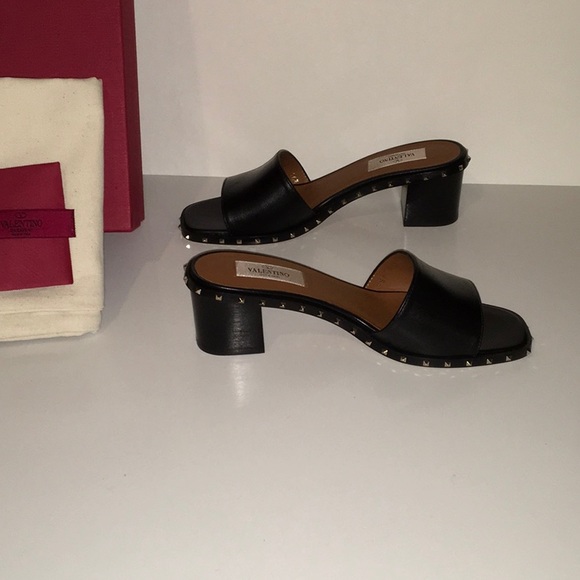 ❗️SALE❗️Valentino Soul Rockstud Heel Slides - Picture 6 of 7